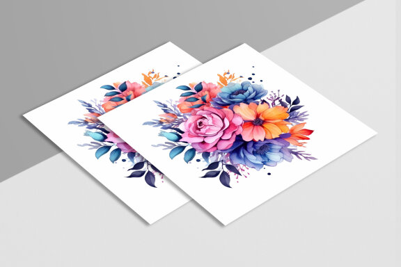 Watercolor Floral Flower Design