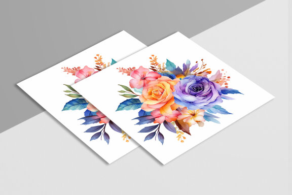 Watercolor Floral Flower Design