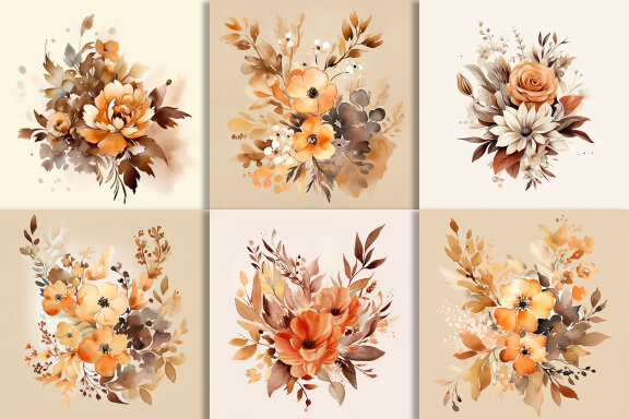 Watercolor Floral Flower
