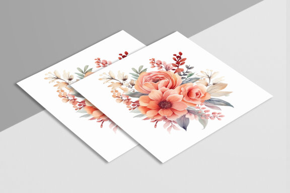 6 Free Watercolor Floral Flower Bouquet