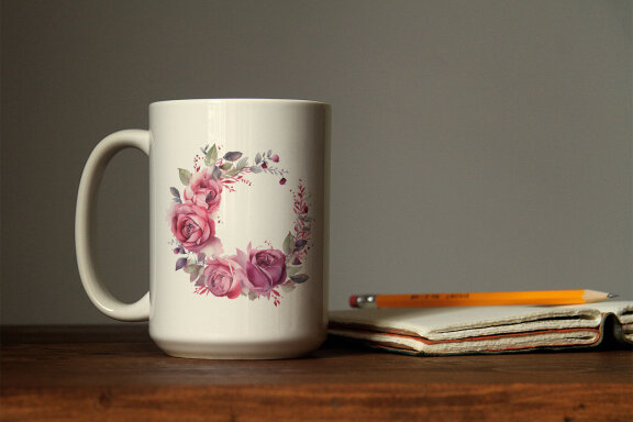 Watercolor Floral Flower Design