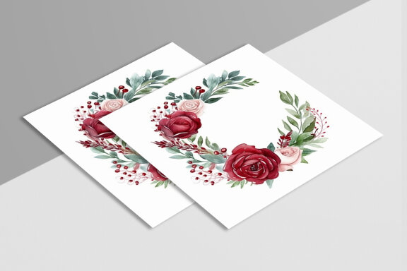 Watercolor Floral Flower Design
