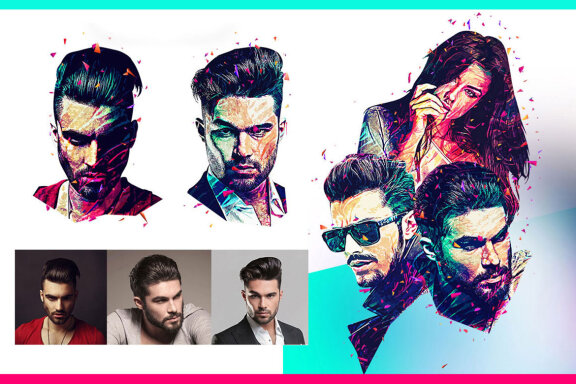 Abstract Color Photoshop Action