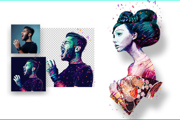 Abstract Color Photoshop Action