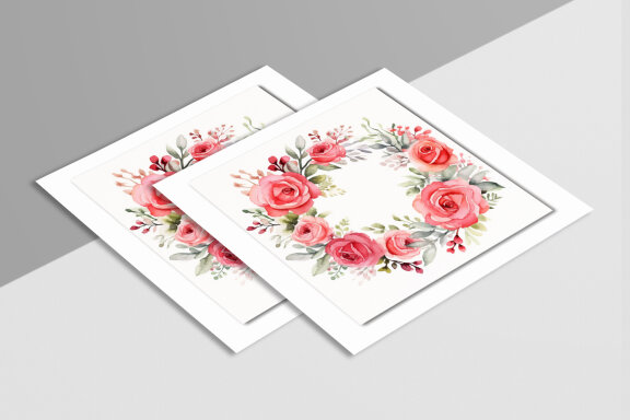 Watercolor Floral Flower Design
