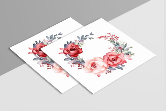Watercolor Floral Flower Design