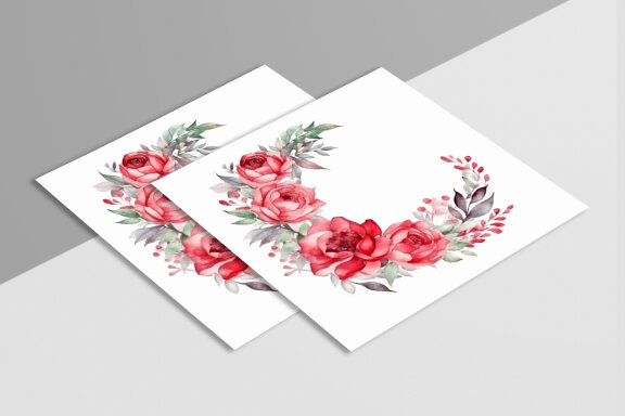 Watercolor Floral Flower Design