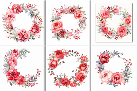 Watercolor Floral Flower Design
