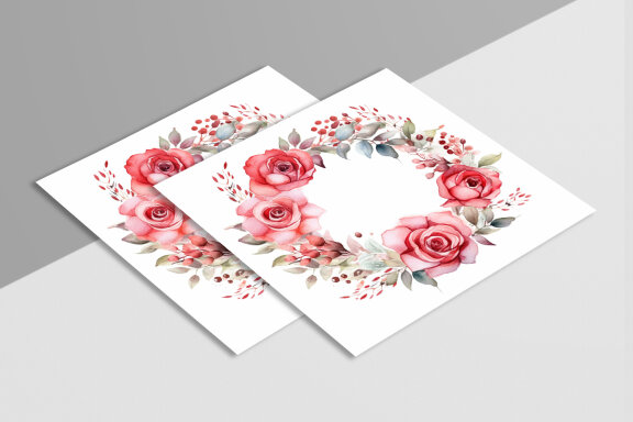 Watercolor Floral Flower Design