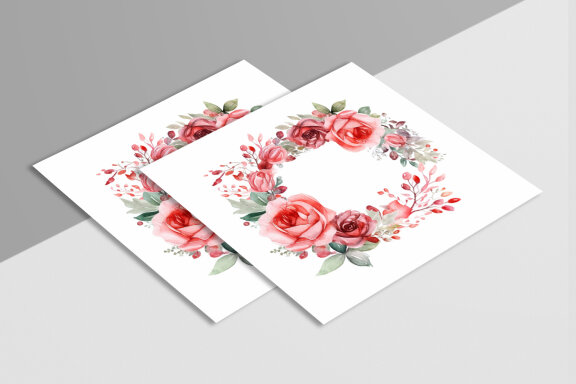 Watercolor Floral Flower Design