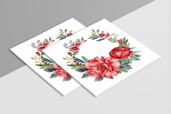 Watercolor Floral Flower Design