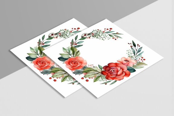 Watercolor Floral Flower Design