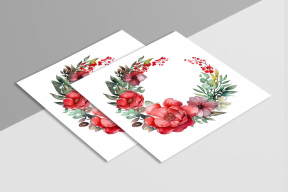 Watercolor Floral Flower Design