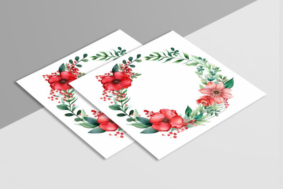 Watercolor Floral Flower Design