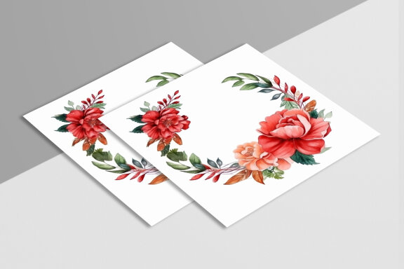 Watercolor Floral Flower Design