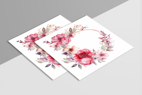 Watercolor Floral Flower Design