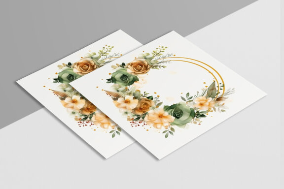 Watercolor Flower Arrangements Floral