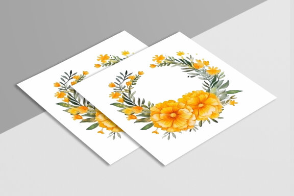 Watercolor Flower Arrangements Floral
