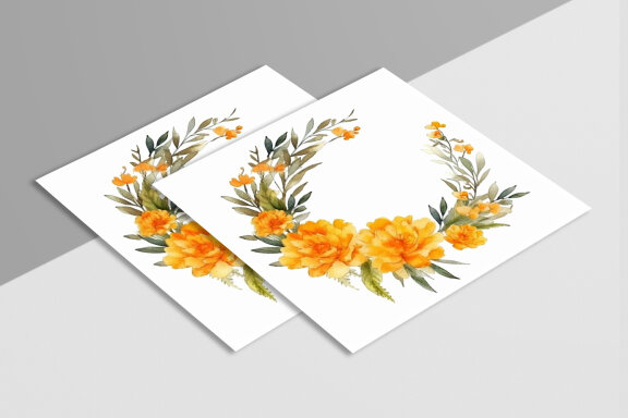 Watercolor Flower Arrangements Floral