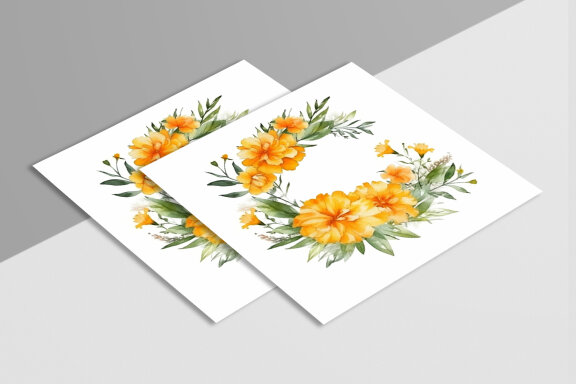 Watercolor Flower Arrangements Floral