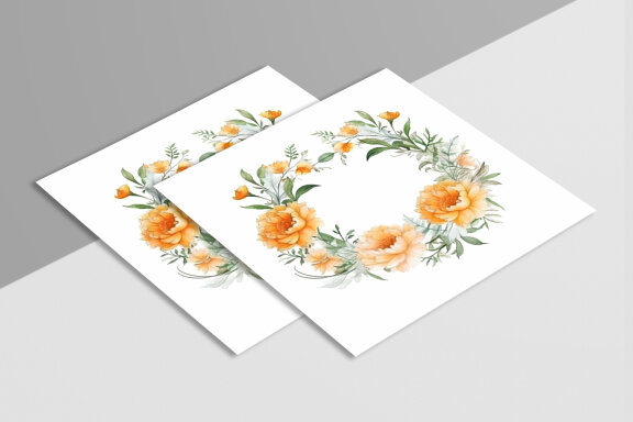 Watercolor Flower Design