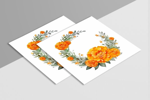 Watercolor Flower Design
