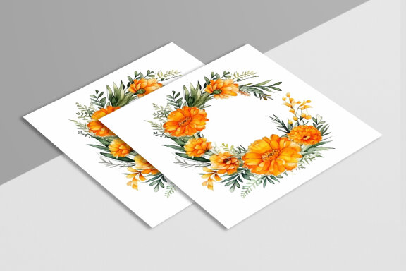 Watercolor Flower Design