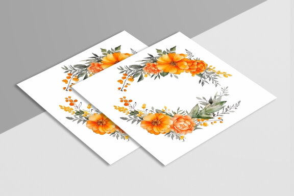 Watercolor Flower Design