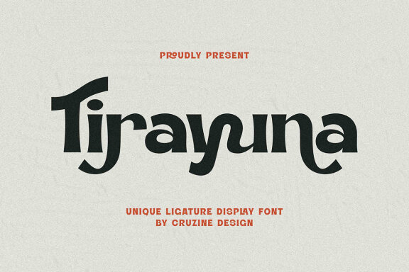 Tirayuna Bold Retro Serif