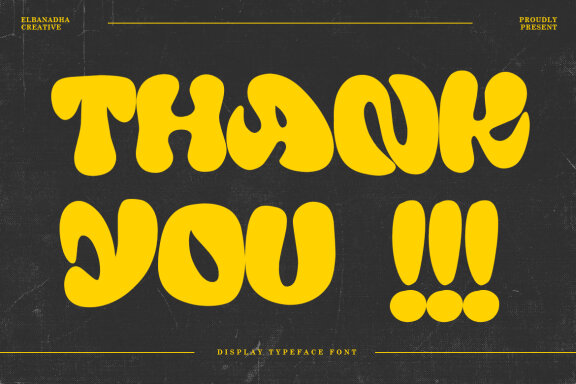 MEBIYES - DISPLAY TYPEFACE FONT