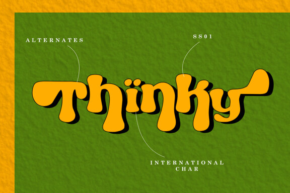 THINKTANK - MODERN DISPLAY FONT