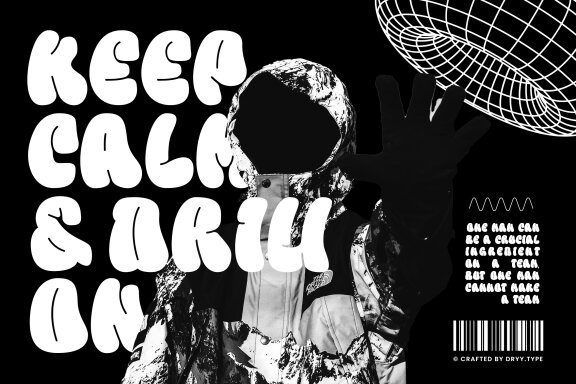 Flexi Gloo - Bubble Font