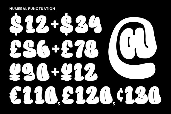 Flexi Gloo - Bubble Font