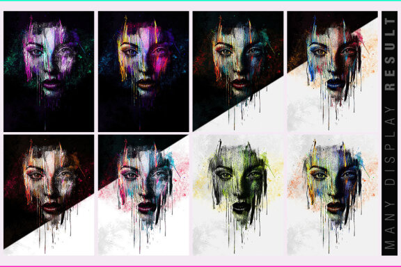 Face Painting Photo Template