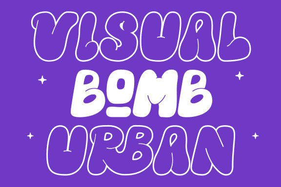 Hyperblob - Graffiti bubble font