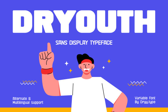 Dryouth - Sans Serif Display Font