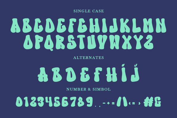 Avocado Jam Graffiti Typeface