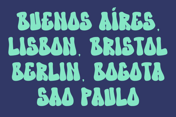 Avocado Jam Graffiti Typeface