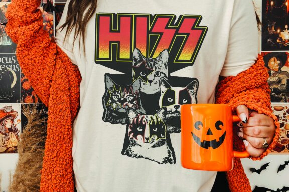 Hizz Rock Cat Design Art