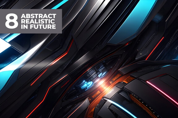 8 Abstract Realistic in Future Stock Images