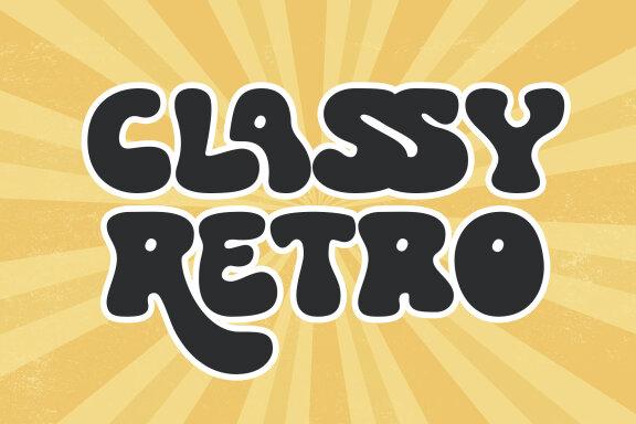 Pretty Kelly - Cute Groovy Display Font
