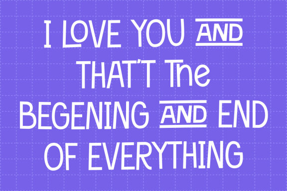 Skinny Love - Cute FREE Font