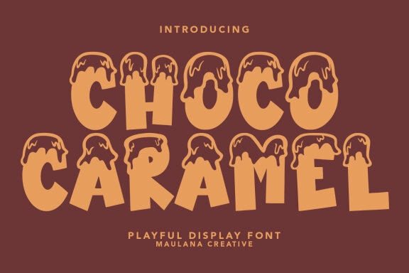 Choco Caramel Playful Display Font