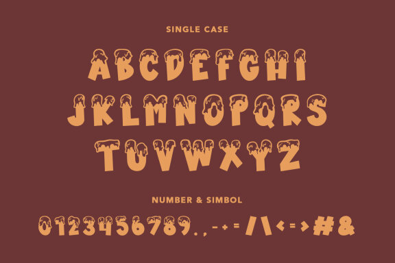 Choco Caramel Playful Display Font