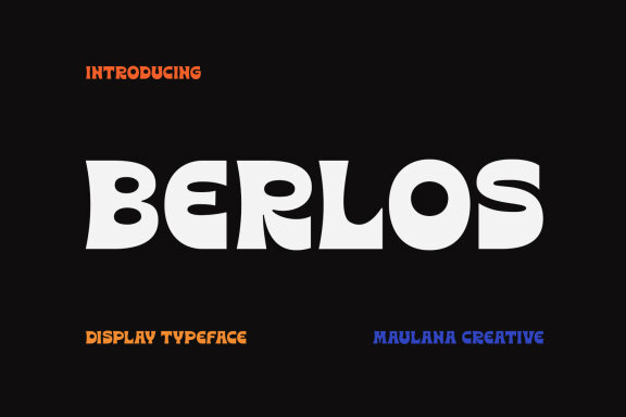 Berlos Experimental Display Font