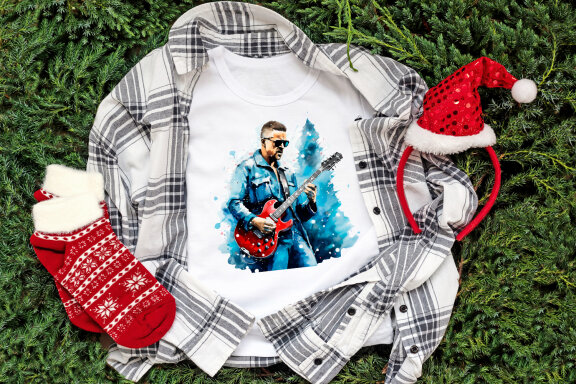 Watercolor Christmas people cong clipart winter Sublimation
