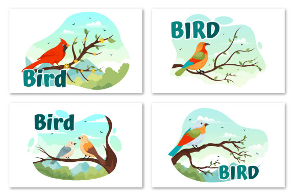 11 Bird Animal Vector FREE Illustration