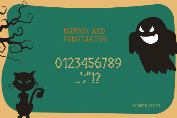 Hallowebons - Spooky typeface