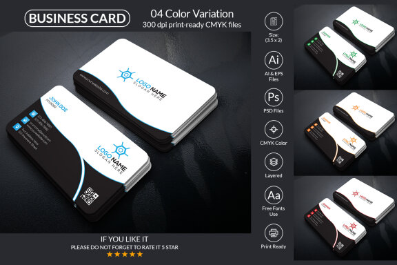 Corporate Business Card Design Template