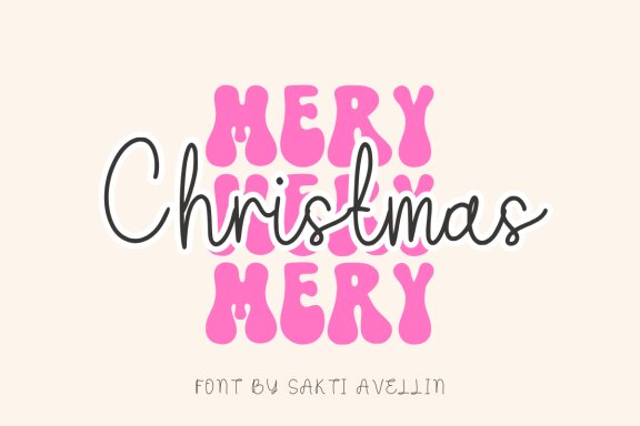 Retro Barbie Peace Font Duo